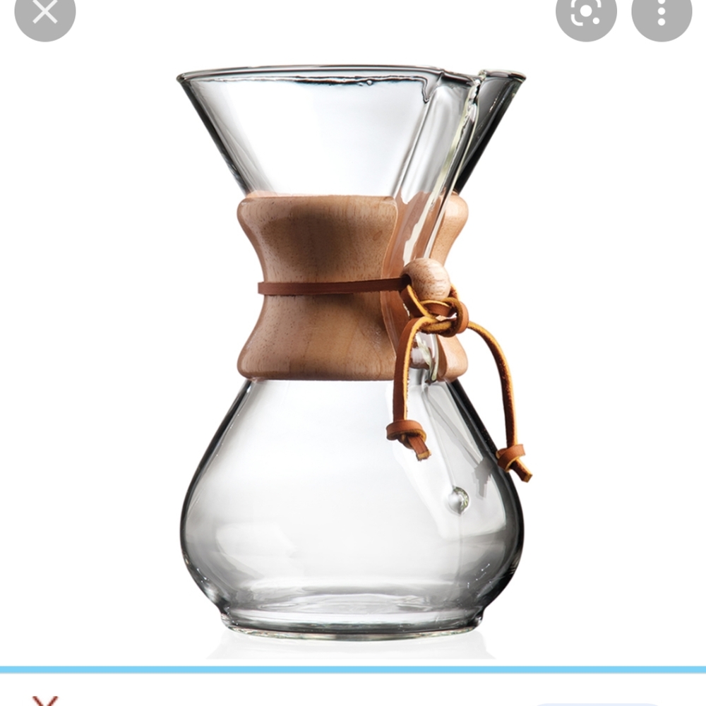Chemex coffee brewer